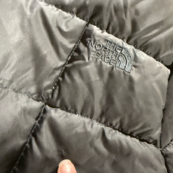 North Face Metropolis Parka Womens Small Black 550 Down Hooded Quilted Puffer - Picture 9 of 15